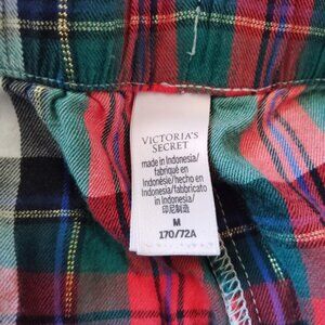 Victoria's Secret, Size M , Green & Red & Black & White Plaid, Used